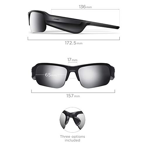 Bose Frames Tempo - Gafas de sol deportivas con Audio, cristales polarizados y conectividad Bluetooth, Negro