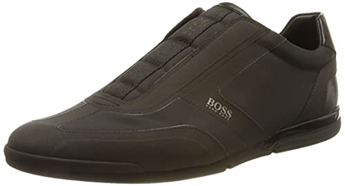 BOSS Saturn_slon_nywt, Zapatillas Slip-On Hombre, negro5, 43 EU