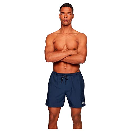 BOSS Starfish Bañador para Hombre, Azul (Navy 413), L