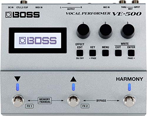 Boss VE-500 Vocal Performer Effects Pedal for Vocalists