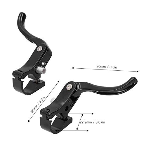 BOTEGRA La manija del Freno del Manillar Sigue estrictamente el Control de Calidad de fábrica del Anillo de fijación móvil, para Bicicleta de Carretera, Ciclismo(22.2MM)