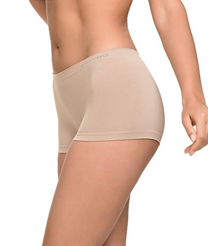 Bragas Culotte Shorts de Lycra Sin Costuras Suaves y Cómodos (Pack de 6) (Surtido, S-M)