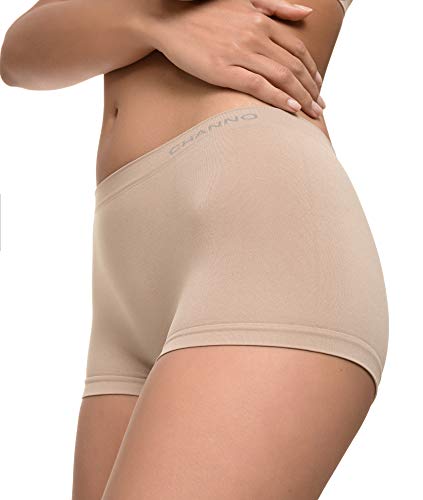 Bragas Culotte Shorts de Lycra Sin Costuras Suaves y Cómodos (Pack de 6) (Surtido, S-M)