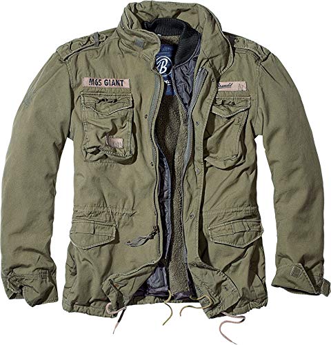 Brandit M-65 Giant Chaqueta, Verde (Oliva 1), S Unisex Adulto