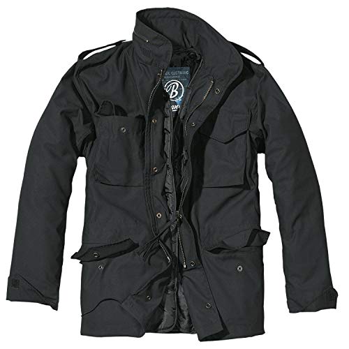 Brandit M65 Chaqueta, Hombre, Negro XXL