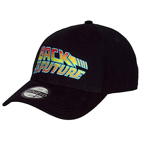 Branpresto Ba655006bft Gorra béibol Regreso al Futuro Logo, Negro, Talla única para Hombre