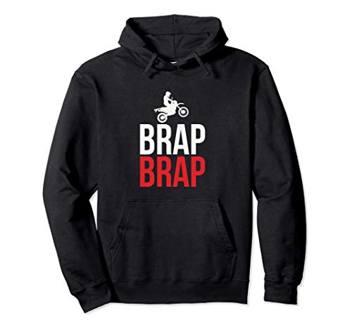 Brap Brap Dirtbike Motocross Competitive Biking Sport Sudadera con Capucha