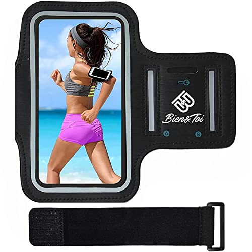 Brazalete para Smartphone TallaXL/iPhone13/13pro/13,12,11 ProMax/12pro/11/XR/6SPlus Samsung S20/S20FE/A52A72/S21/NOTE20/S8 Funda Deportiva para teléfonos móviles de hasta 6,7" con extensión