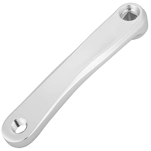 Brazo de Manivela para Bicicleta Brazo Izquierdo de Manivela de Bicicleta para Bicicleta, Bicicleta de Montaña, Bicicleta Estática, Pedales, Bicicleta de Montaña, Brazo de Pedal, Plata, 170 mm