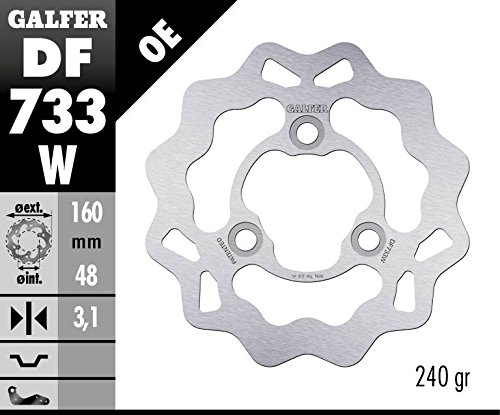 Bremsscheibe Galfer Wave starr DF733W 160 x 3,1mm Set 2x vorne