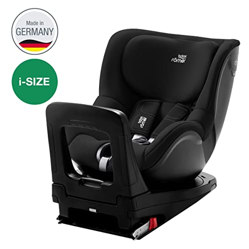 BRITAX RÖMER Silla Coche DUALFIX Z-LINE Gira 360° ISOFIX Niño de 61 a 105 cm i-SIZE Grupo 0+/1 de 3 Meses a 4 Años, Cosmos Black