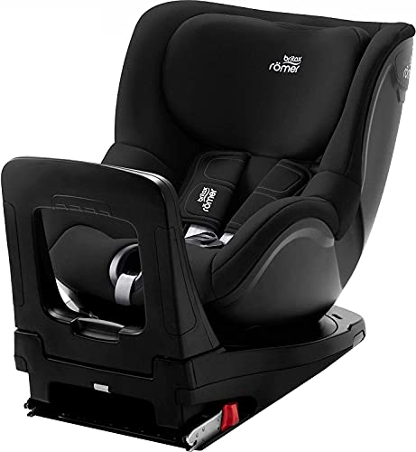 BRITAX RÖMER Silla Coche DUALFIX Z-LINE Gira 360° ISOFIX Niño de 61 a 105 cm i-SIZE Grupo 0+/1 de 3 Meses a 4 Años, Cosmos Black