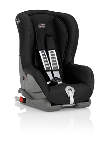 BRITAX RÖMER Silla Coche DUO plus con Varias Opciones de Instalación y Protección Superior Niño de 9 a 18 kg Grupo 1 de 9 Meses a 4 Años, Cosmos Black