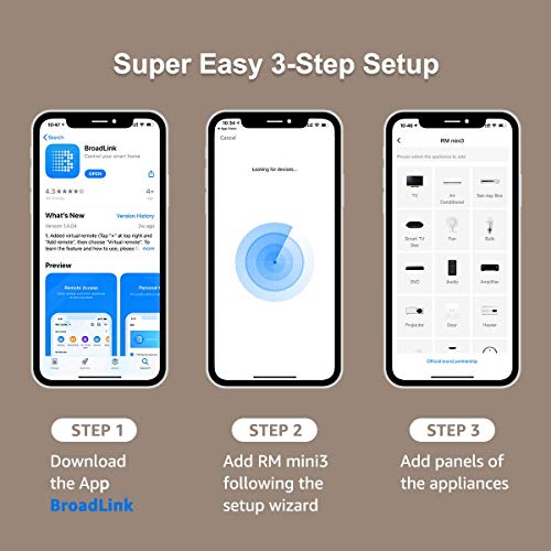 Broadlink RM Mini3 Smart WiFi IR Control Remoto Universal Smart Home Hub, Todo en uno control infrarojo para todos tus dispositivos
