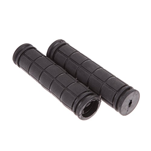 Broadroot agarraderas suaves de goma para manillares de bicicletas BMX MTB, negro