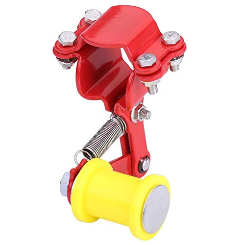Broco Tensor Cadena Bicicleta, ajustadores Tensor de cadena Perno sobre rodillo Accesorios modificados para motocicleta Herramienta universal(rojo)