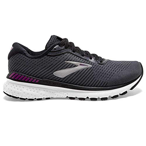 Brooks Adrenaline GTS 20 - Sillín de Bicicleta, Color Negro, Blanco y Gris, Black/White/Hollyhock, 38,5