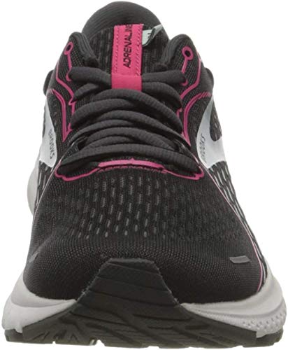 Brooks Adrenaline GTS 21, Zapatillas para Correr Mujer, Black Raspberrysorbet Ebony, 40.5 EU