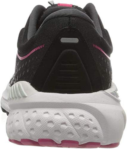 Brooks Adrenaline GTS 21, Zapatillas para Correr Mujer, Black Raspberrysorbet Ebony, 40.5 EU