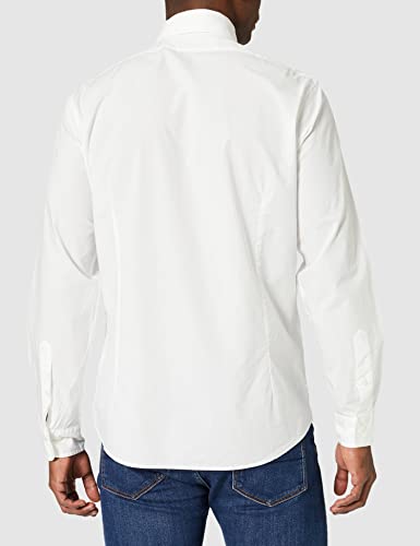 BROOKS BROTHERS 100159446 Camisa Casual, Blanco (White 100), XX-Large (Talla del Fabricante: XXL-) para Hombre
