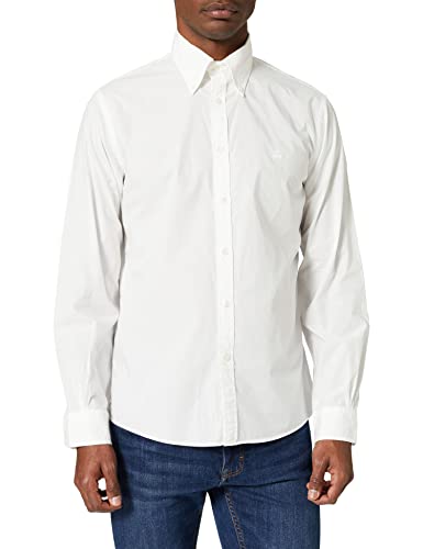 BROOKS BROTHERS 100159446 Camisa Casual, Blanco (White 100), XX-Large (Talla del Fabricante: XXL-) para Hombre