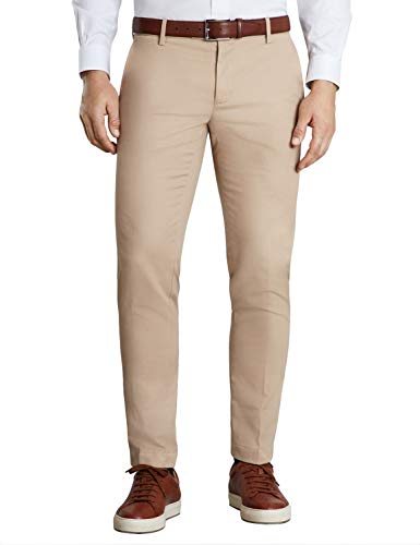 BROOKS BROTHERS Chino Supima Pieceddyed Soho Fit Pantalones, Beige (Light Beige 275), 46 (Talla del Fabricante: 34 34) para Hombre