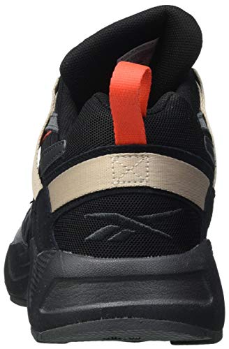 Brooks Ghost 12, Zapatillas para Correr Hombre, Negro/Turbulencia/Naranja, 40 EU