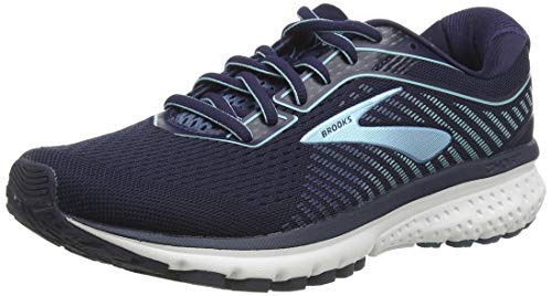 Brooks Ghost 12, Zapatillas para Correr Mujer, Azul Marino/Stellar/Azul, 35.5 EU