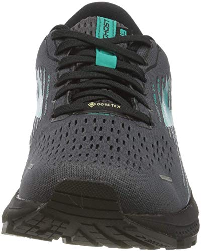 Brooks Ghost 13 GTX, Zapatillas para Correr Mujer, Black/Black/Peacock, 38 EU