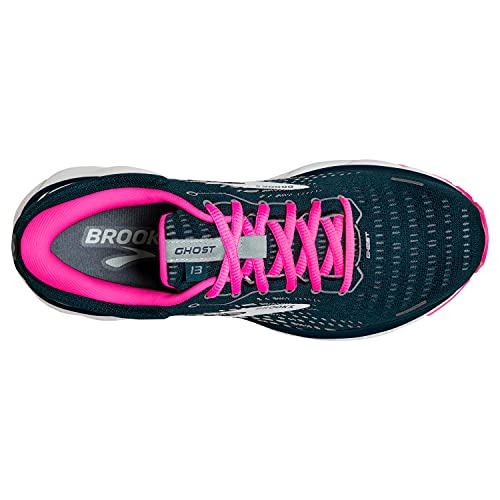 Brooks Ghost 13, Zapatillas para Correr Mujer, Reflective Pond/Pink/Ice, 36.5 EU