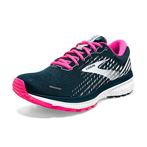 Brooks Ghost 13, Zapatillas para Correr Mujer, Reflective Pond/Pink/Ice, 36.5 EU