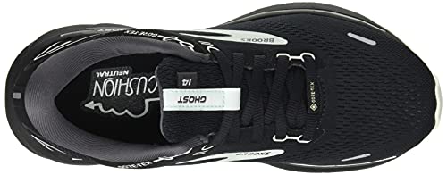 Brooks Ghost 14 GTX, Zapatillas para Correr Mujer, Black Blackened Pearl Aquaglass, 38 EU