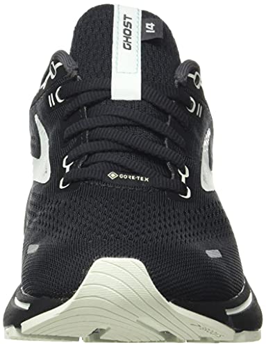 Brooks Ghost 14 GTX, Zapatillas para Correr Mujer, Black Blackened Pearl Aquaglass, 38 EU