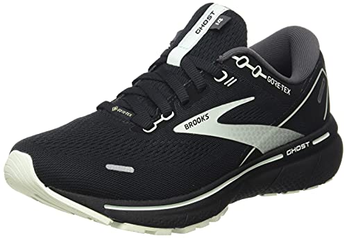 Brooks Ghost 14 GTX, Zapatillas para Correr Mujer, Black Blackened Pearl Aquaglass, 38 EU