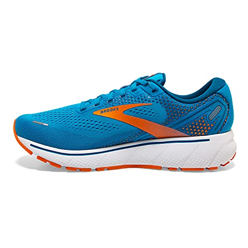 Brooks Ghost 14, Zapatillas para Correr Hombre, Naranja Azul, 43 EU