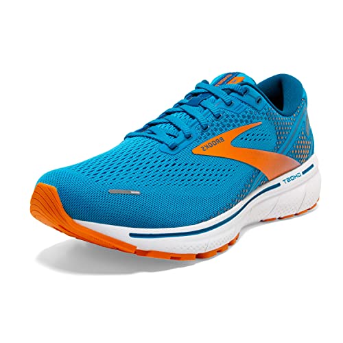 Brooks Ghost 14, Zapatillas para Correr Hombre, Naranja Azul, 43 EU