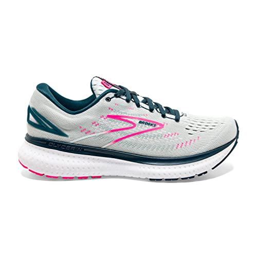 Brooks Glycerin 19, Zapatillas para Correr Mujer, Ice Flow Navy Pink, 36.5 EU