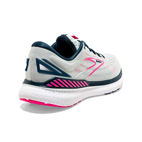 Brooks Glycerin GTS 19, Zapatillas para Correr Mujer, Ice Flow Navy Pink, 37.5 EU