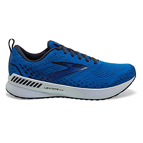 Brooks Levitate GTS 5, Zapatillas para Correr Hombre, Blue India Ink White, 45 EU