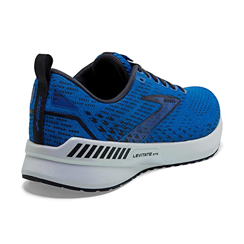 Brooks Levitate GTS 5, Zapatillas para Correr Hombre, Blue India Ink White, 45 EU