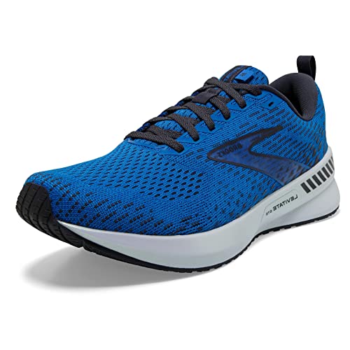 Brooks Levitate GTS 5, Zapatillas para Correr Hombre, Blue India Ink White, 45 EU