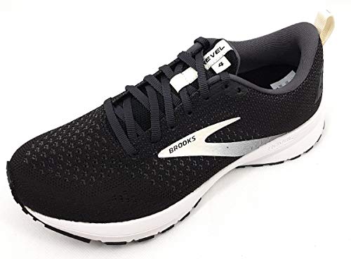 Brooks Revel 4, Zapatillas para Correr Mujer, Black Oyster Silver, 38 EU