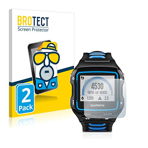 BROTECT Protector Pantalla Anti-Reflejos Compatible con Garmin Forerunner 920XT (2 Unidades) Película Mate Anti-Huellas