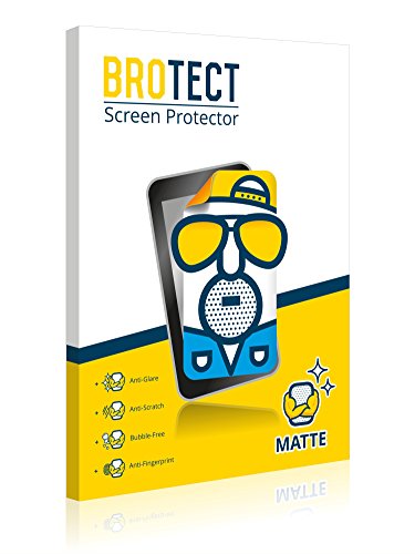 BROTECT Protector Pantalla Anti-Reflejos Compatible con Mitac Mio Cyclo 200 (2 Unidades) Película Mate Anti-Huellas