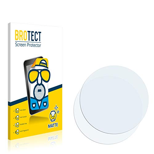 BROTECT Protector Pantalla Anti-Reflejos Compatible con Wahoo Elemnt Rival (2 Unidades) Película Mate Anti-Huellas