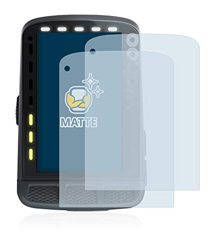 BROTECT Protector Pantalla Anti-Reflejos Compatible con Wahoo Elemnt Roam (2 Unidades) Película Mate Anti-Huellas