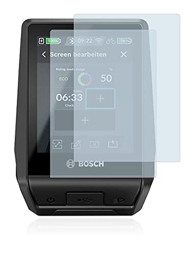 BROTECT Protector Pantalla Compatible con Bosch Nyon 2020 Protector Transparente (2 Unidades) Anti-Huellas