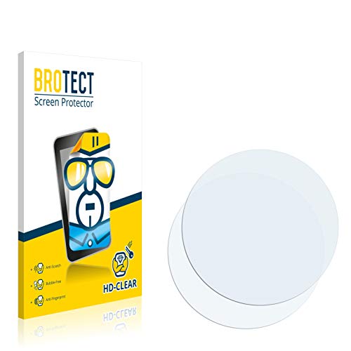 BROTECT Protector Pantalla Compatible con Wahoo Elemnt Rival Protector Transparente (2 Unidades) Anti-Huellas