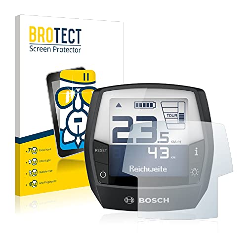 BROTECT Protector Pantalla Cristal Compatible con Bosch Intuvia Active Line (E-Bike Display) Protector Pantalla Vidrio - Dureza Extrema, Anti-Huellas