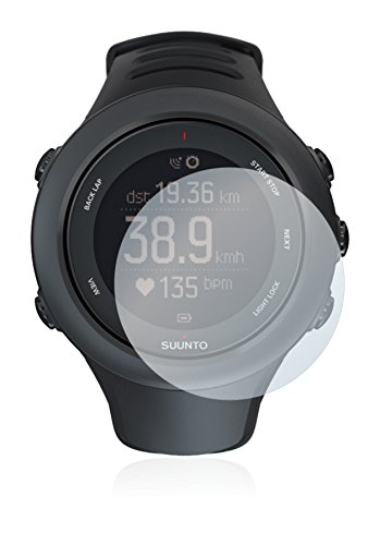 BROTECT Protector Pantalla Cristal Compatible con Suunto Ambit3 Sport Black/Vertical Protector Pantalla Vidrio - Dureza Extrema, Anti-Huellas